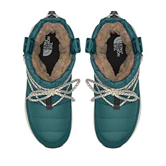 NIB $145 THE NORTH FACE Women 9 ThermoBall Lace Up Slip On Boots Winter Shoes - Picture 2 of 12